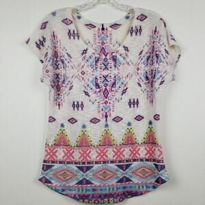 🌞 Gaze, USA | Aztec Print Knit Top Medium